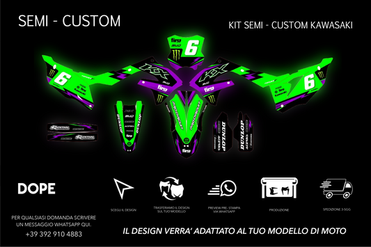 SEMI CUSTOM GRAPHICS KAWASAKI #2