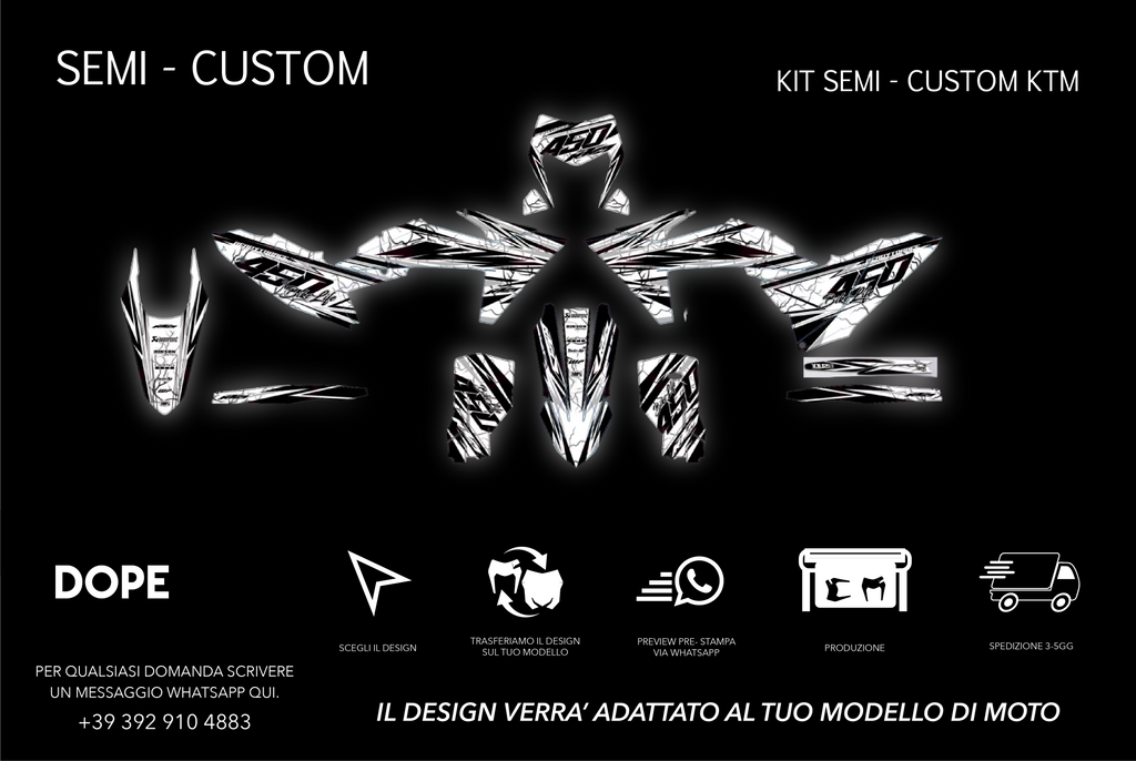 SEMI CUSTOM GRAPHICS KTM #25