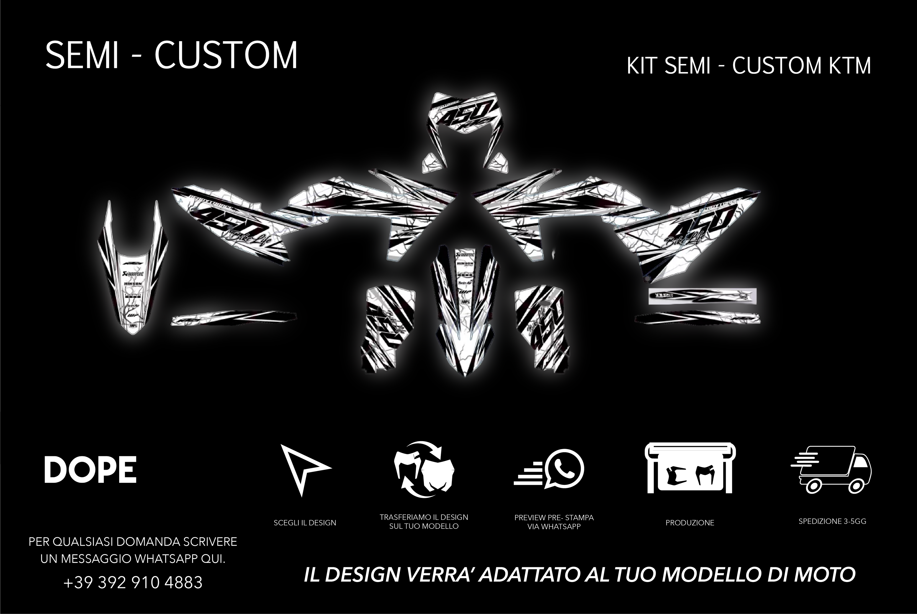 SEMI CUSTOM GRAPHICS KTM #25