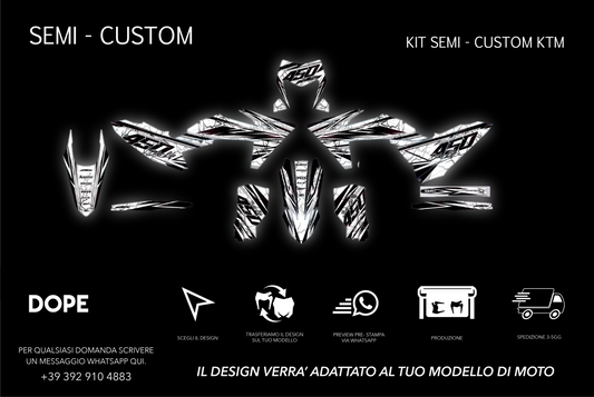 SEMI CUSTOM GRAPHICS KTM #25