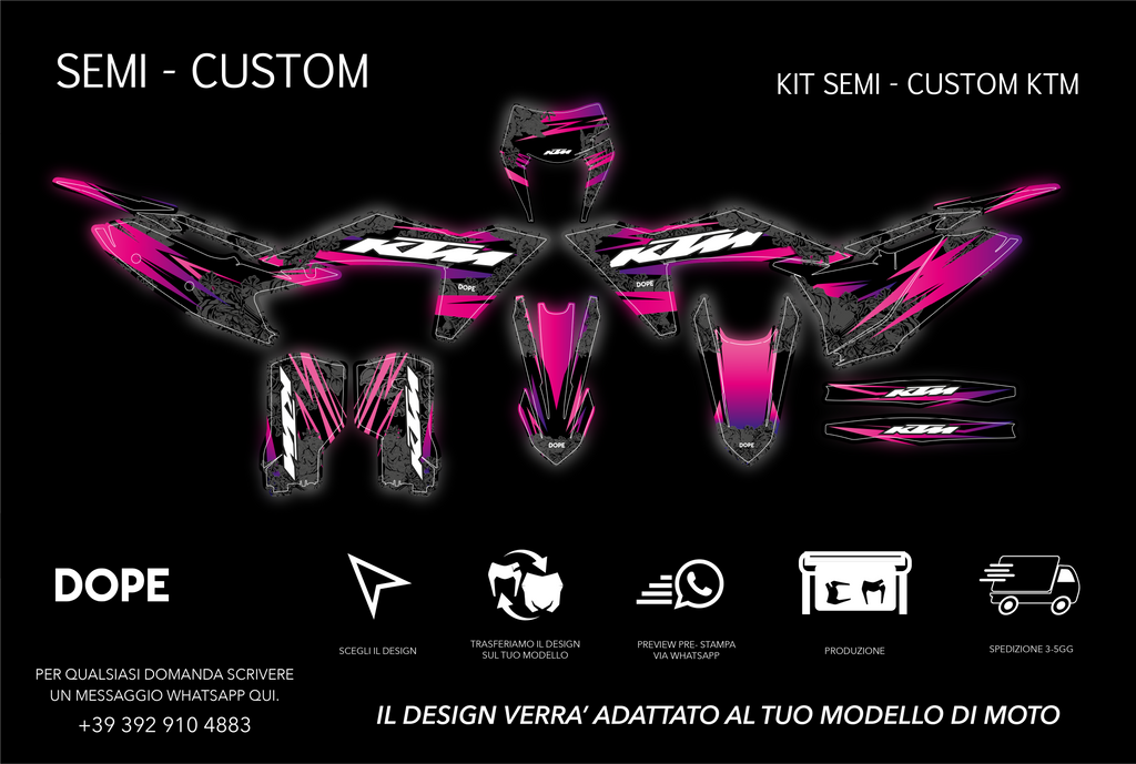 SEMI CUSTOM GRAPHICS KTM #34