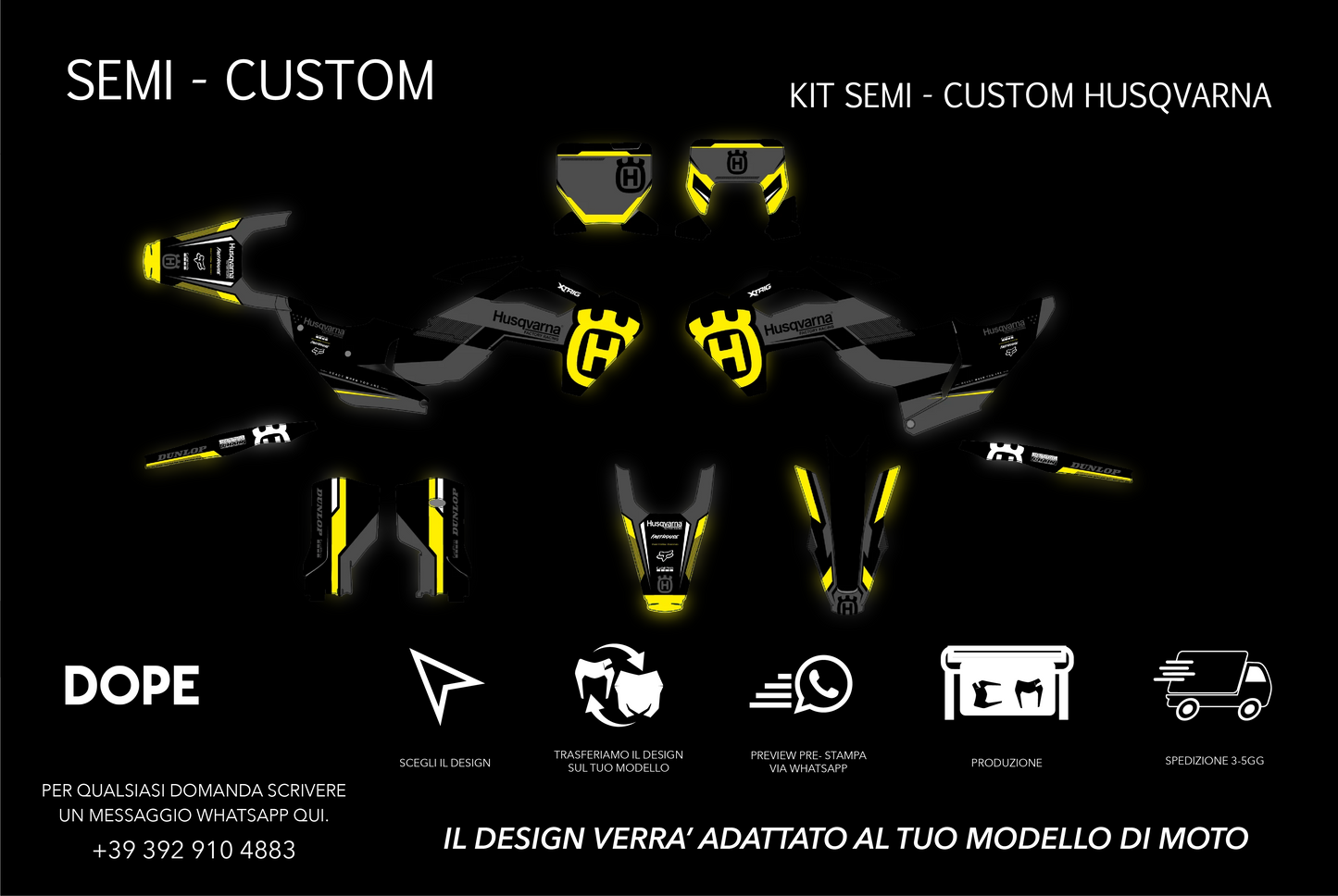 SEMI CUSTOM GRAPHICS HUSQVARNA #8