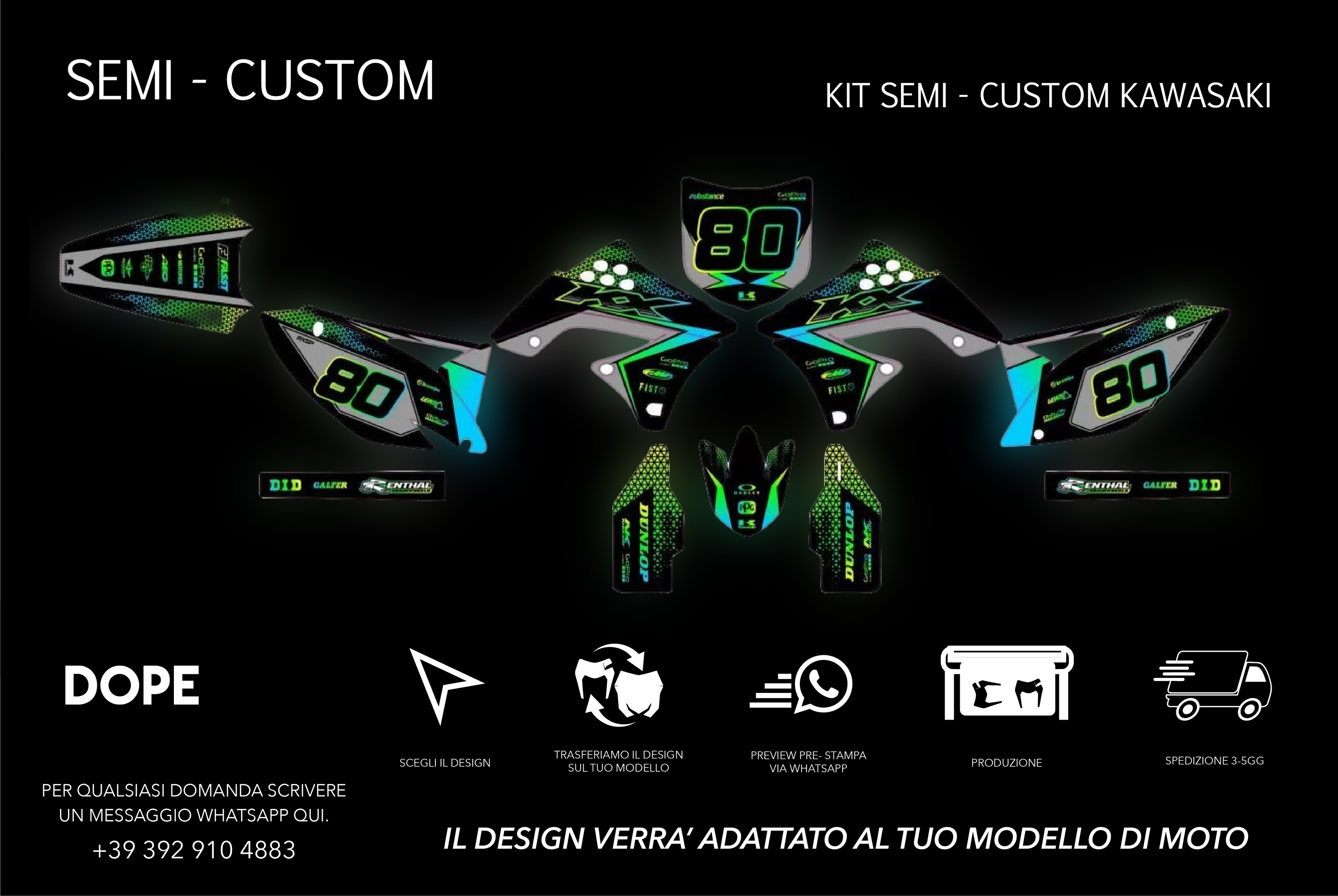 SEMI CUSTOM GRAPHICS KAWASAKI #3
