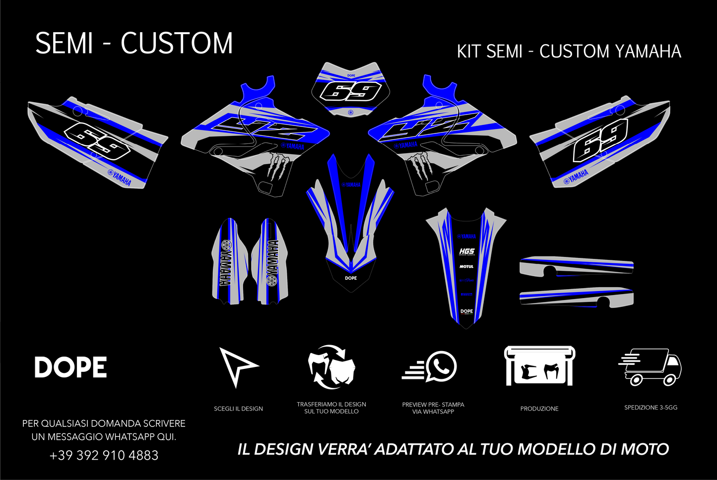 SEMI CUSTOM GRAPHICS YAMAHA #4