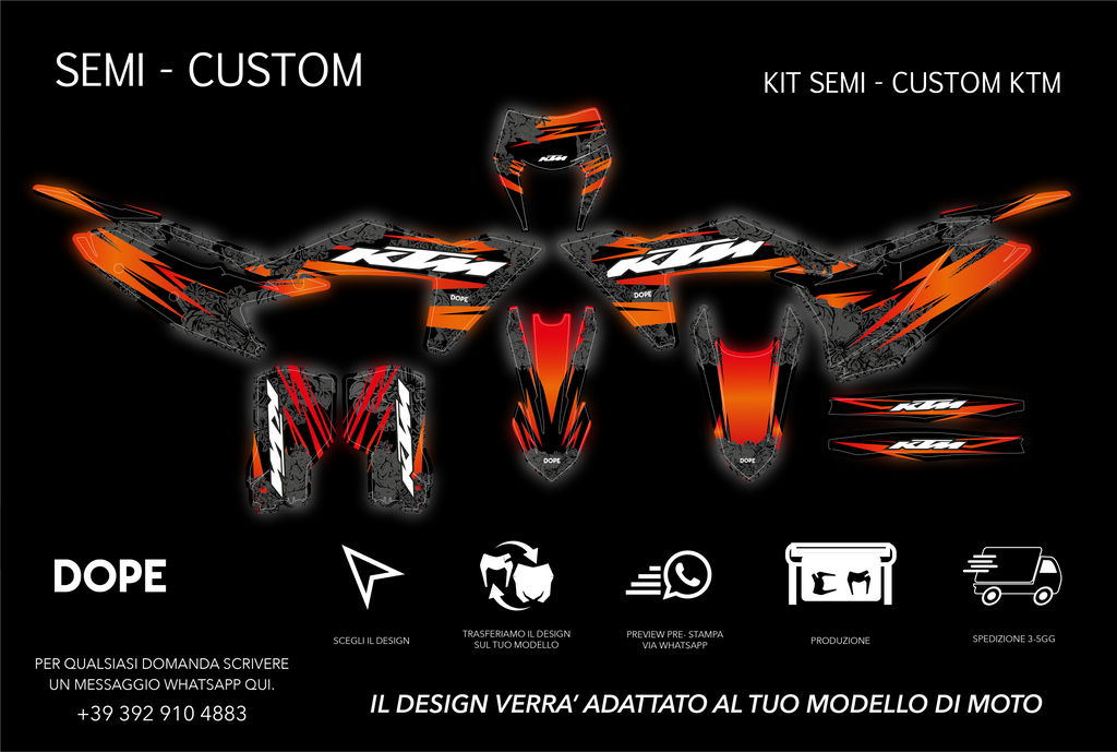 SEMI CUSTOM GRAPHICS KTM #35