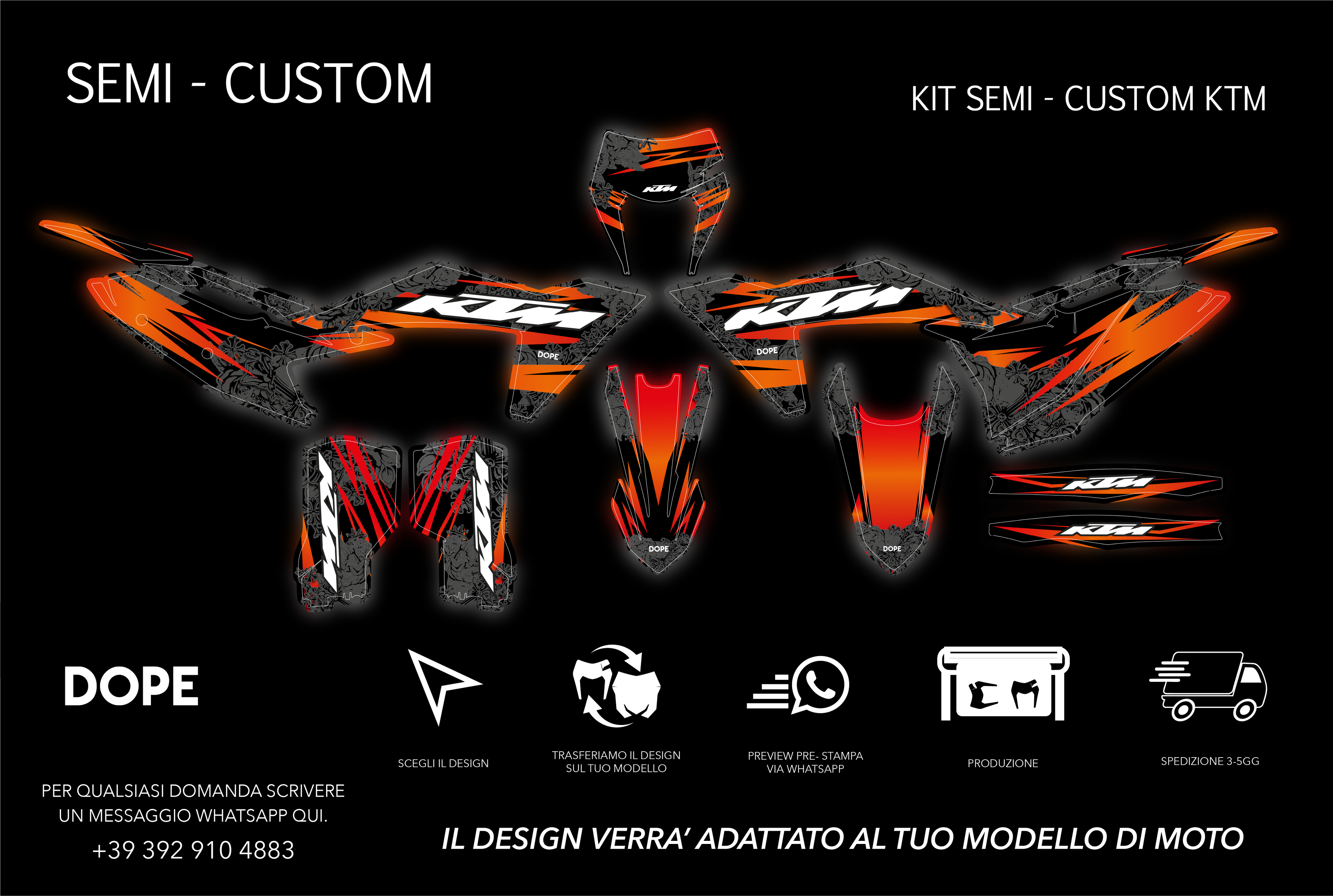 SEMI CUSTOM GRAPHICS KTM #35