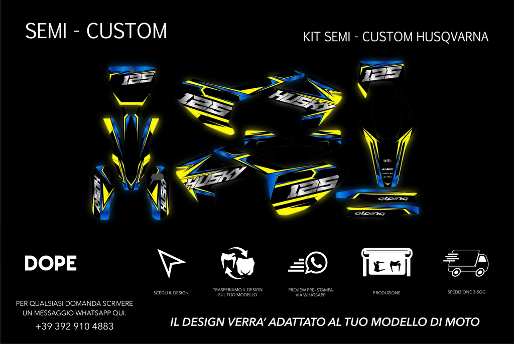 SEMI CUSTOM GRAPHICS HUSQVARNA #9