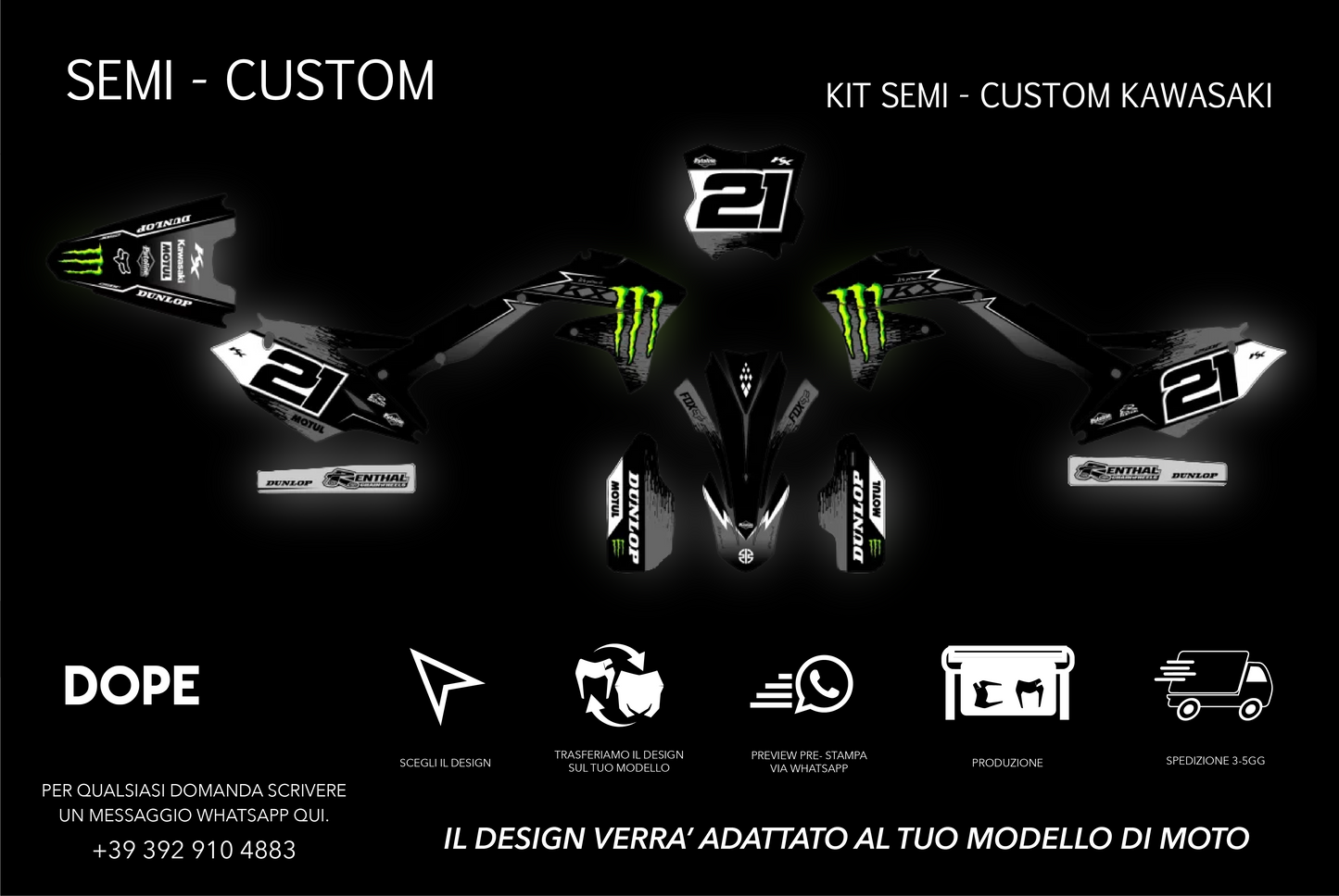 SEMI CUSTOM GRAPHICS KAWASAKI #5