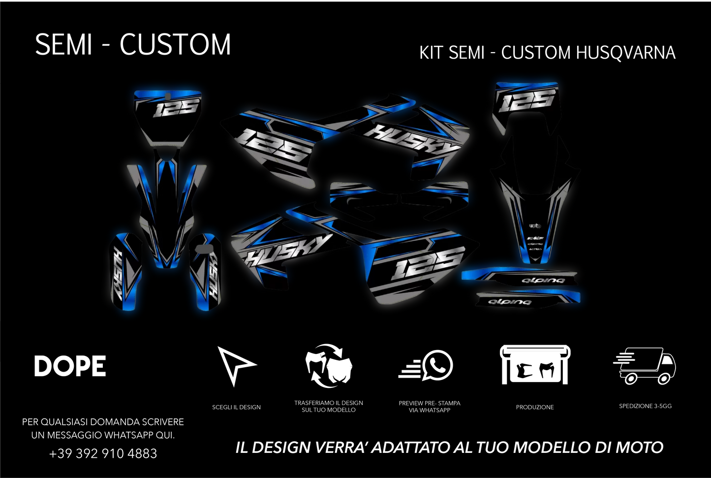 SEMI CUSTOM GRAPHICS HUSQVARNA #10