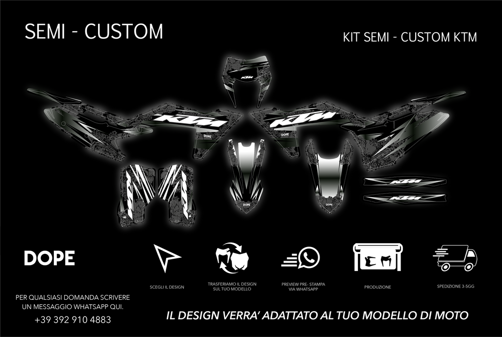 SEMI CUSTOM GRAPHICS KTM #36