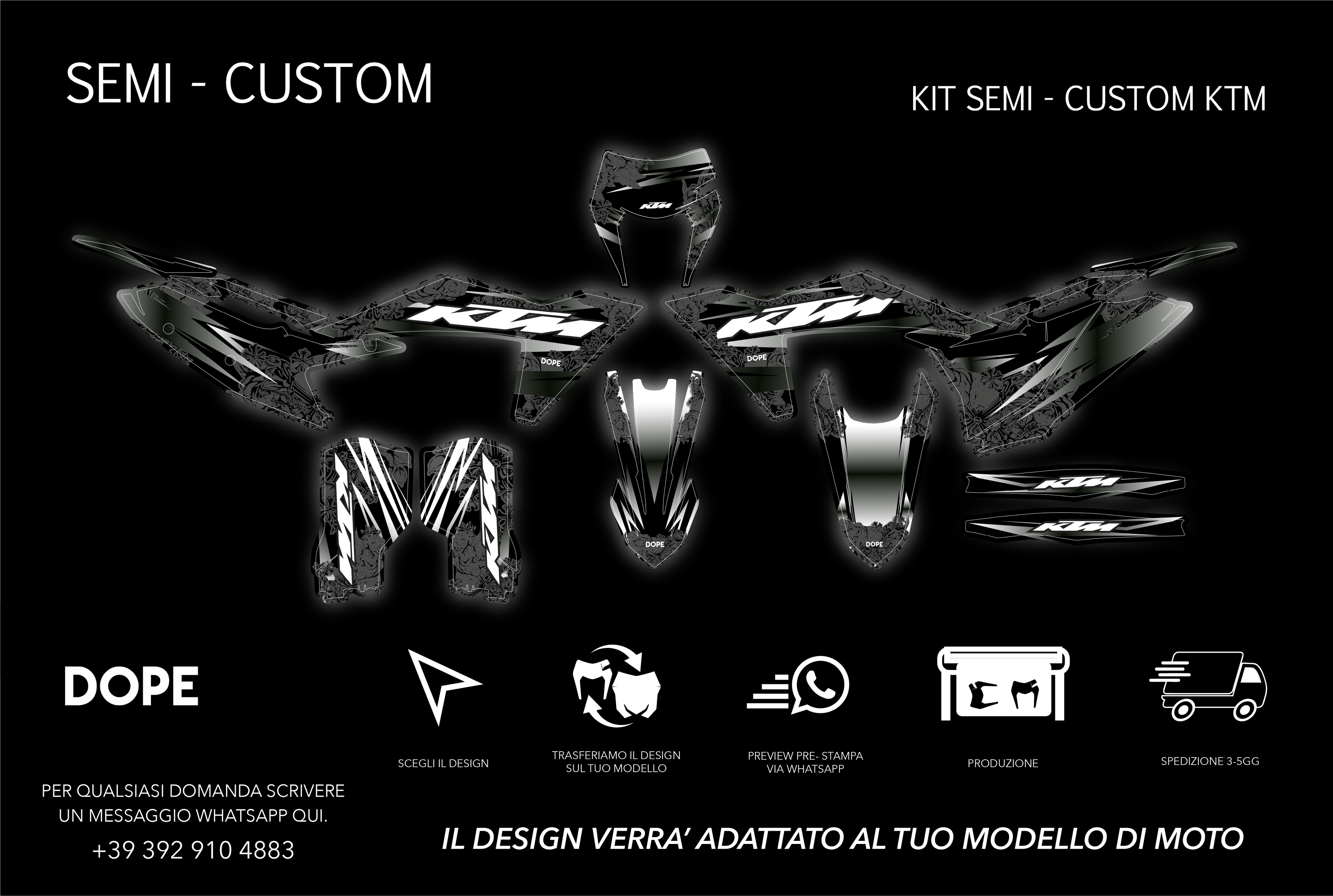 SEMI CUSTOM GRAPHICS KTM #36