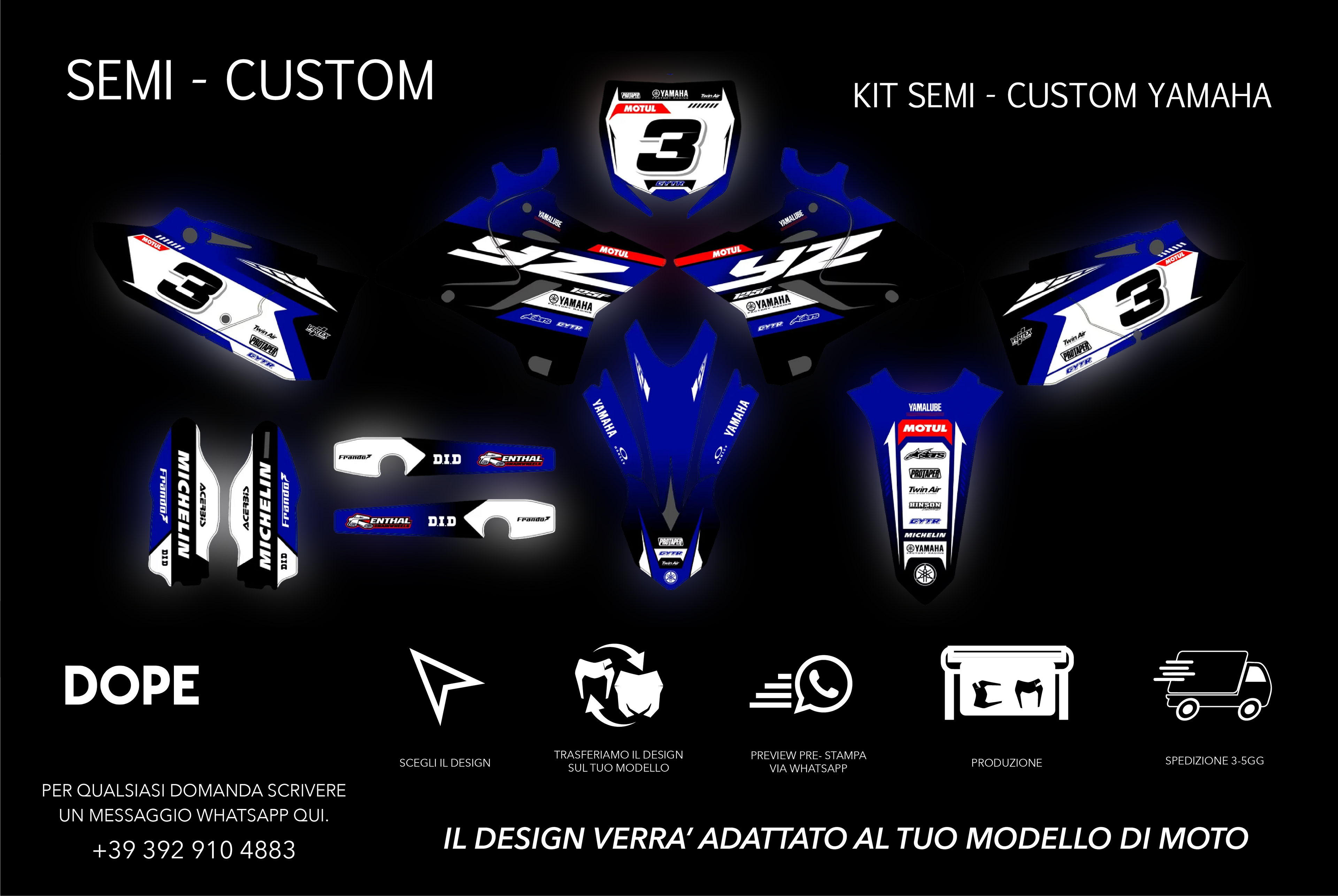 SEMI CUSTOM GRAPHICS YAMAHA #5