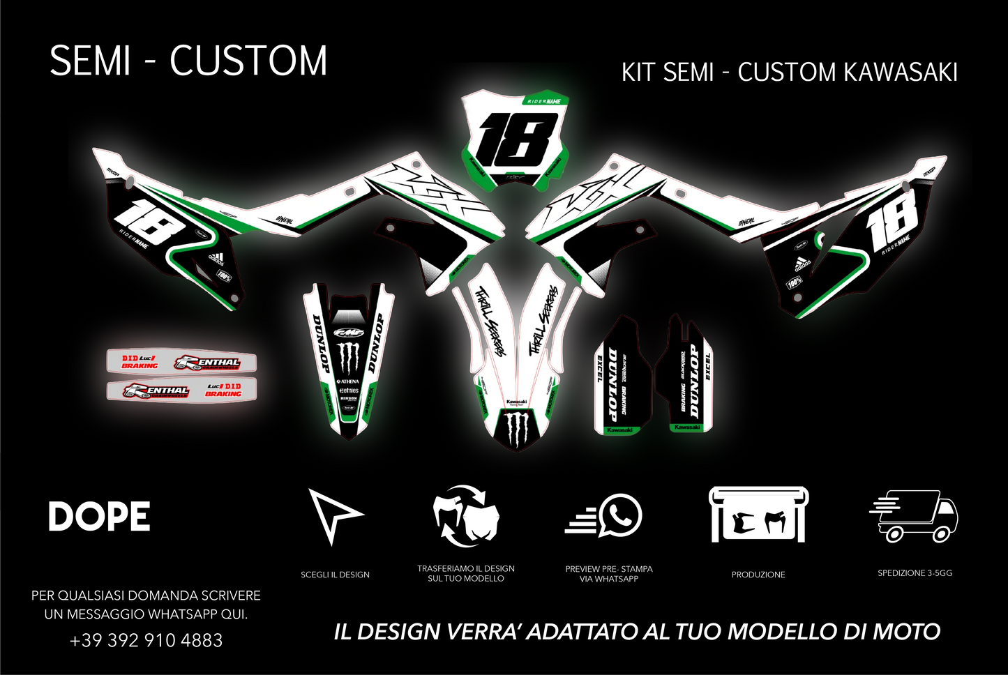 SEMI CUSTOM GRAPHICS KAWASAKI #6