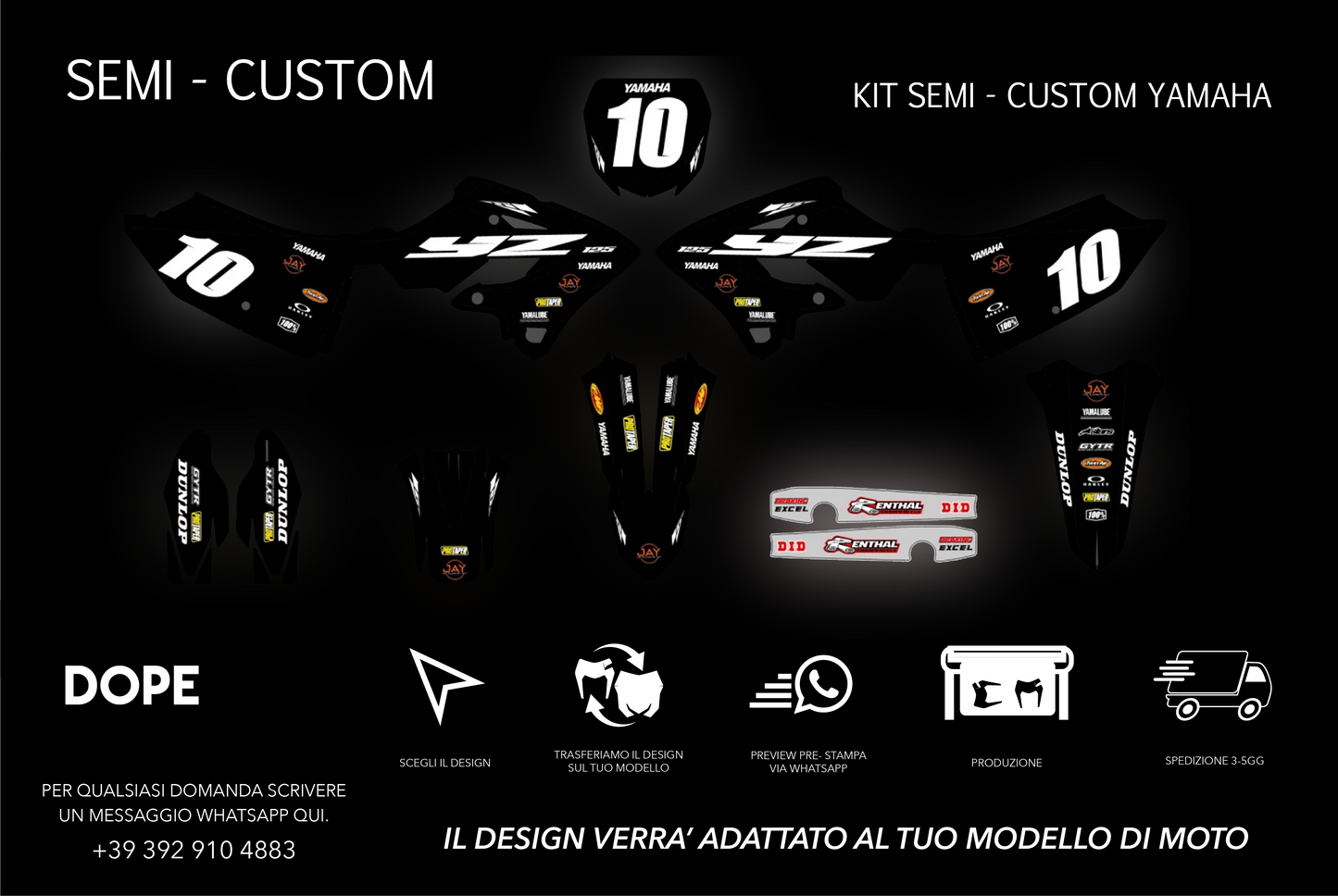 SEMI CUSTOM GRAPHICS YAMAHA #8