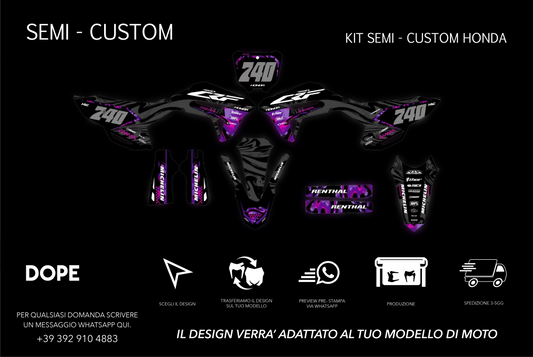 SEMI CUSTOM GRAPHICS HONDA #5