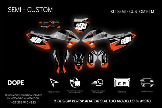 SEMI CUSTOM GRAPHICS KTM #11