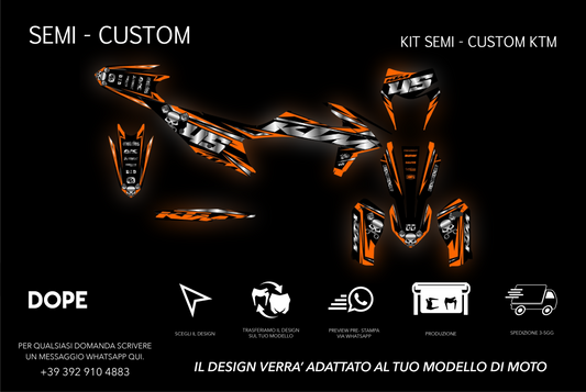SEMI CUSTOM GRAPHICS KTM #13