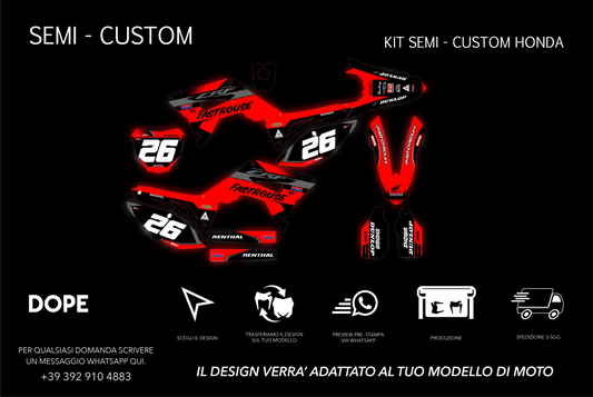 SEMI CUSTOM GRAPHICS HONDA #7