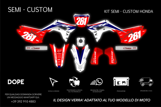 SEMI CUSTOM GRAPHICS HONDA #9