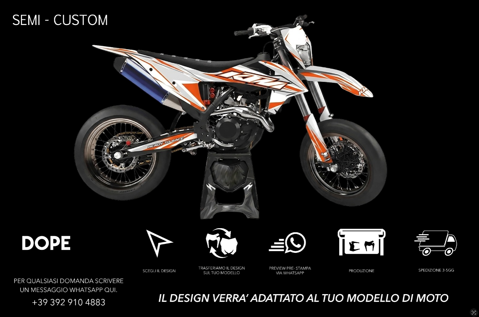 SEMI CUSTOM GRAPHICS KTM #5