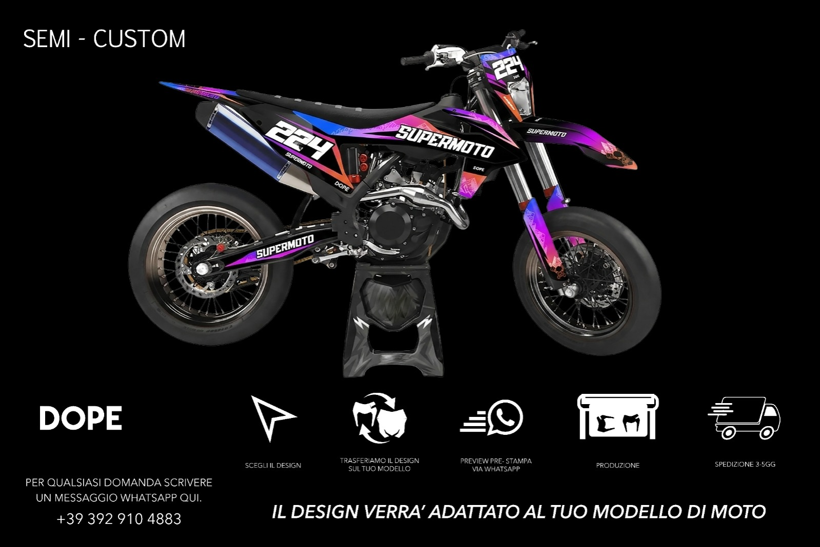 SEMI CUSTOM GRAPHICS KTM #4