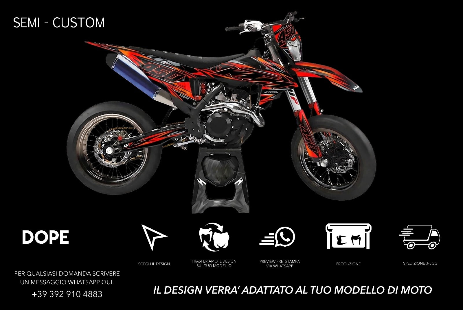 SEMI CUSTOM GRAPHICS KTM #24